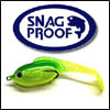 Vintage Snag Proof Wiggle Wog, 1/2oz Yellow / Green fishing #15672