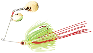 BOOYAH Tux and Tails 1/2 oz Double Colorado Blade Spinnerbait