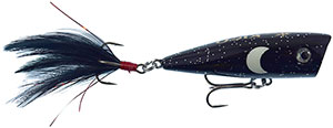 Lobina Rico Popper 555 Black Beauty – Hammonds Fishing