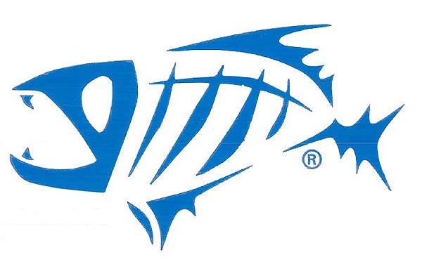 G. Loomis Stickers - Skeleton Fish