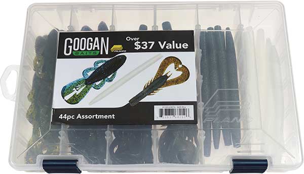 Googan Baits Assortment In 3600 Plano Box 44pc