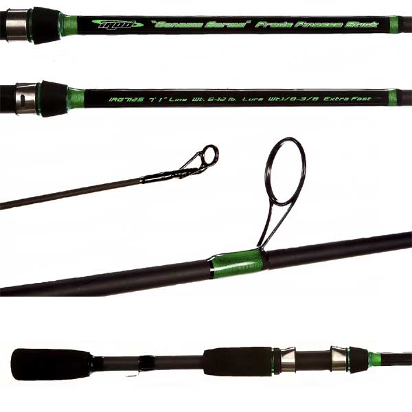 So I finally tested the IRod Genesis III Swimbait Jr., for $150 it is a  great rod but not as moderate as I'd like, it doesn't really load up on  casts well.