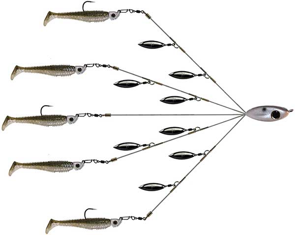 Picasso Original School-E-Rig Bait Ball, Nickel