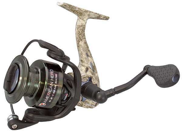 Lew's American Hero Camo Speed Spin Spinning Reel Clam Pack