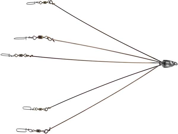 3 Brothers Baits A-Rig 5-Wire Long Umbrella Rig - NOW AVAILABLE