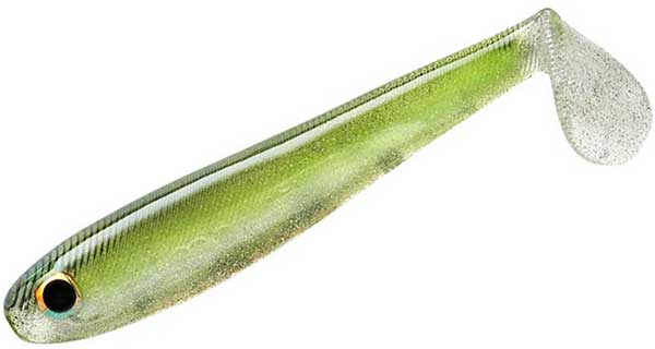 2 Packs YUM 7.5 Genie Worms Soft Plastic Fishing Baits Green