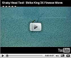 3X Super Finesse Worm 4  Strike King Lure Company