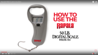 Rapala 50 Lb Sportsman's Digital Scale Video